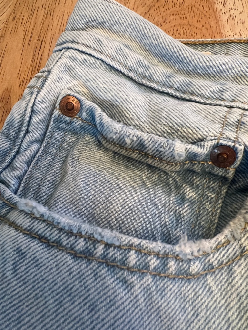 Levi's Ribcage Straight Ankle 100% Cotton Button-Fly women's size 31 - Picture 10 of 16